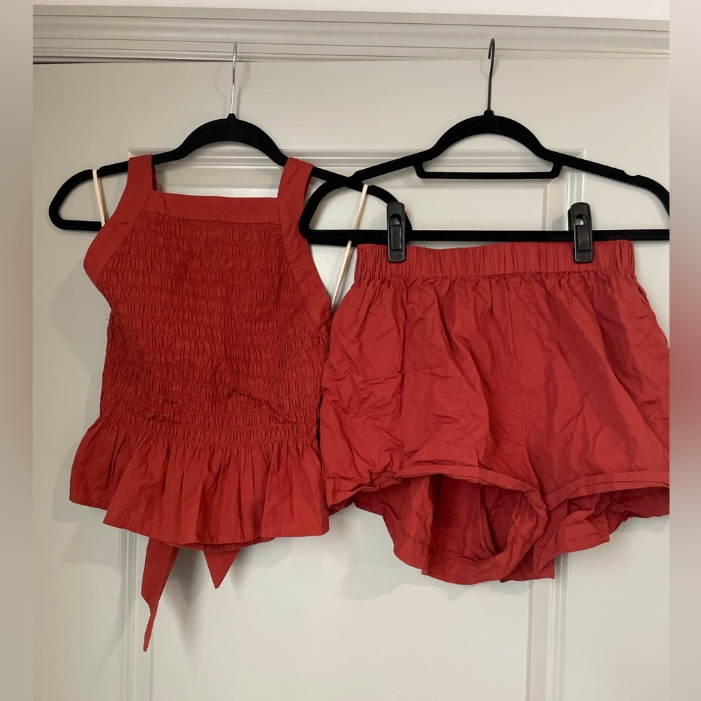 FP Linen Summer Short & Tank Set